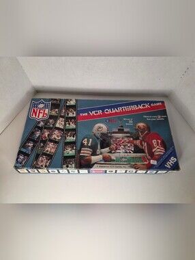 Vintage 1986 NFL The VCR Quarterback Game Interactive Game Complete